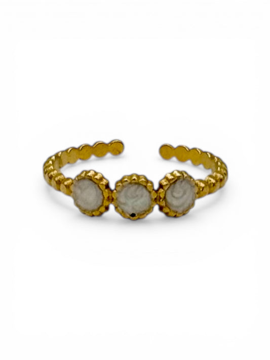 Celeste Ring – himmlischer Glanz in Gold