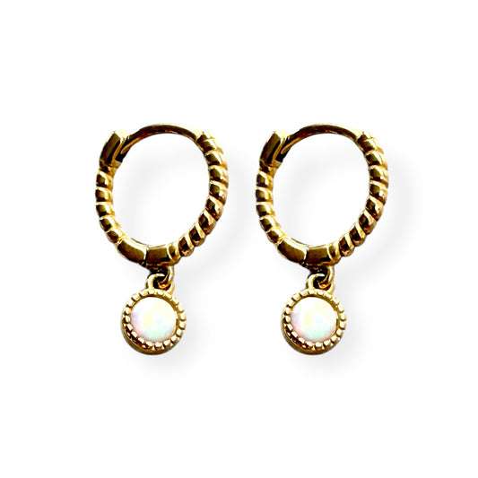 Aveline Hoops Creolen aus 18K vergoldetem Edelstahl filigran