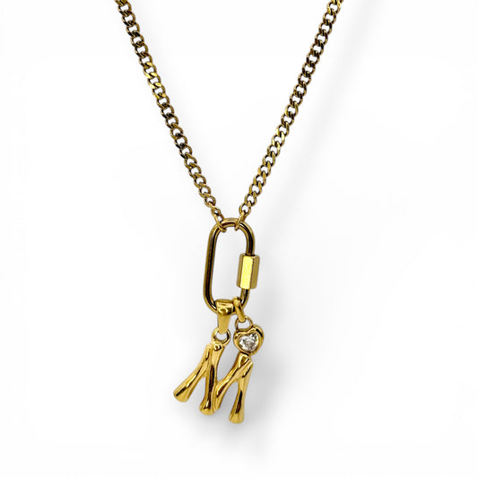 Bestseller Charmkette – Buchstabe & Geburtsstein